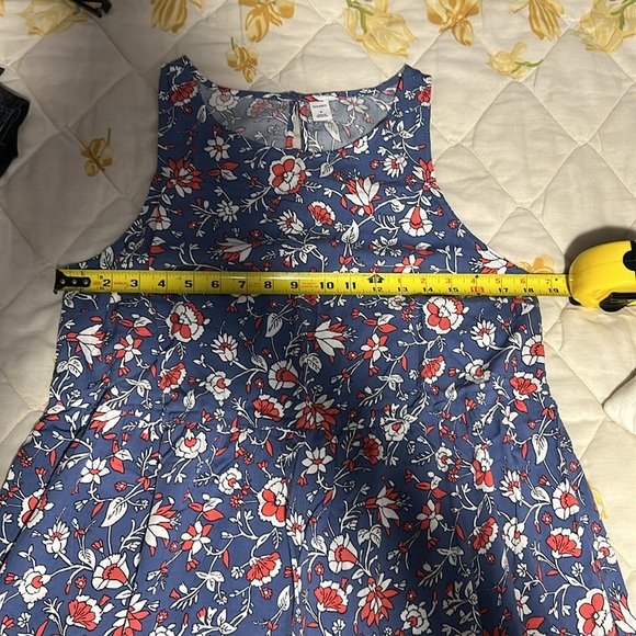 Old Navy Floral Sleeveless Blue Dress - Picture 9 of 9